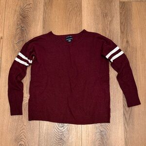 American Eagle Outfitters Maroon Knit Top